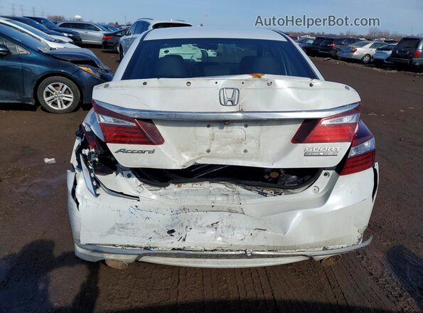 1HGCR2F11HA084397 2017 HONDA ACCORD White Rear view