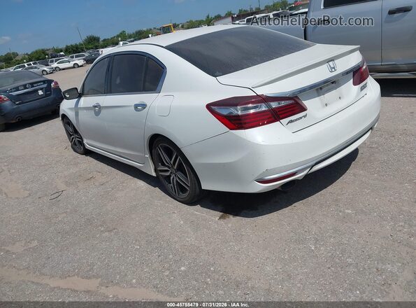 1HGCR2F12HA040845 2017 HONDA ACCORD White Tył lewy