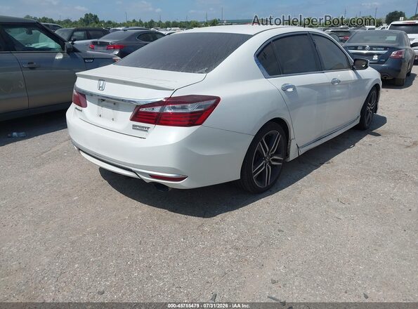 1HGCR2F12HA040845 2017 HONDA ACCORD White Tył prawy