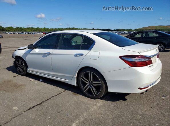 1HGCR2F12HA070931 2017 HONDA ACCORD White Tył lewy