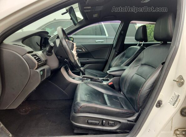 1HGCR2F12HA072890 2017 HONDA ACCORD White Front interior view