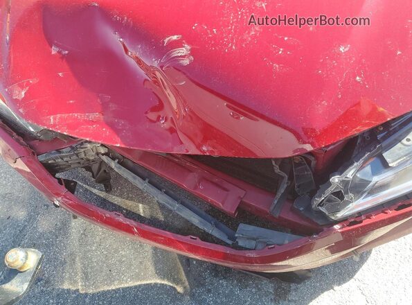 1HGCR2F12HA078947 2017 HONDA ACCORD Красный Вид задней части салона