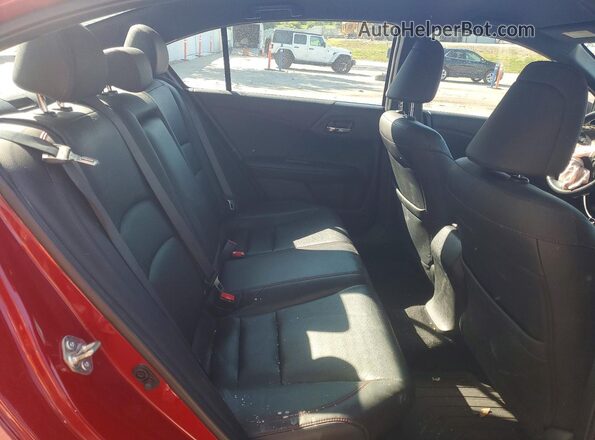1HGCR2F12HA078947 2017 HONDA ACCORD Красный Вид задних сидений