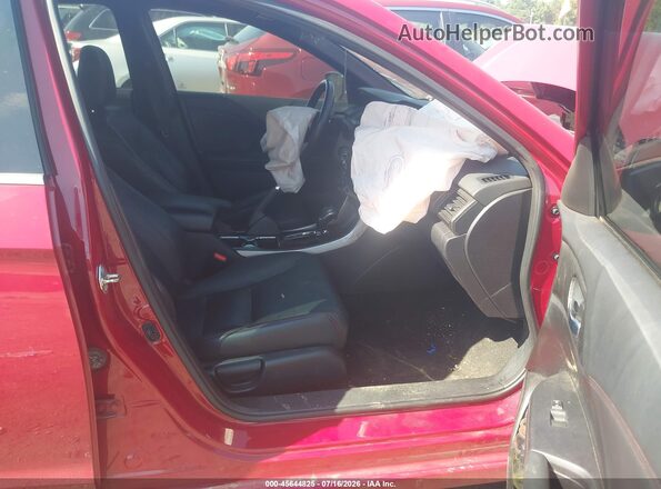 1HGCR2F12HA158524 2017 HONDA ACCORD Red Widok wnętrza z przodu