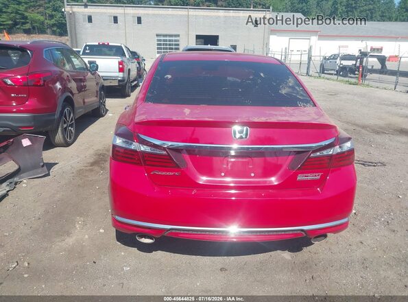 1HGCR2F12HA158524 2017 HONDA ACCORD Red 