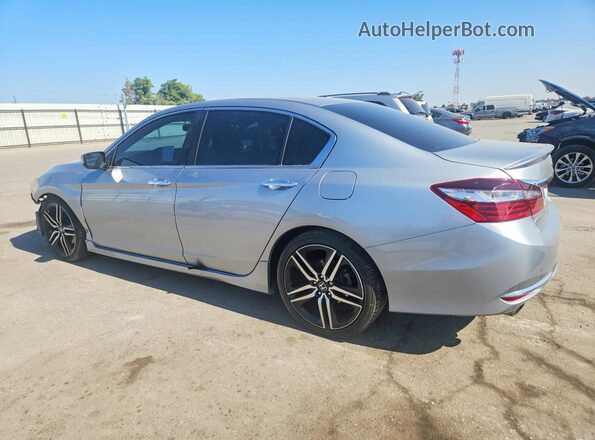 1HGCR2F12HA184654 2017 HONDA ACCORD Silver Tył lewy
