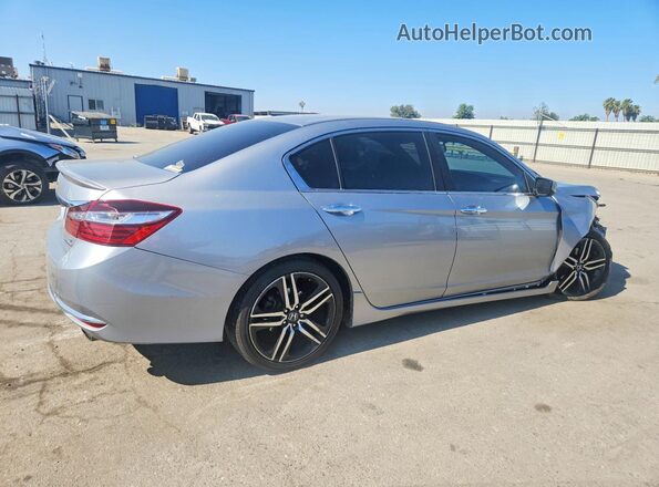 1HGCR2F12HA184654 2017 HONDA ACCORD Silver Tył prawy
