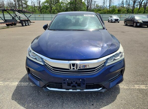 1HGCR2F12HA249955 2017 HONDA ACCORD Blue Widok z przodu