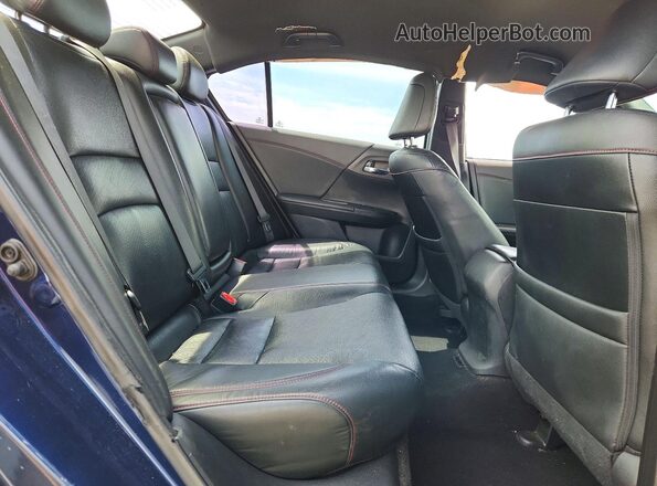 1HGCR2F12HA249955 2017 HONDA ACCORD Blue Widok tylnych siedzeń