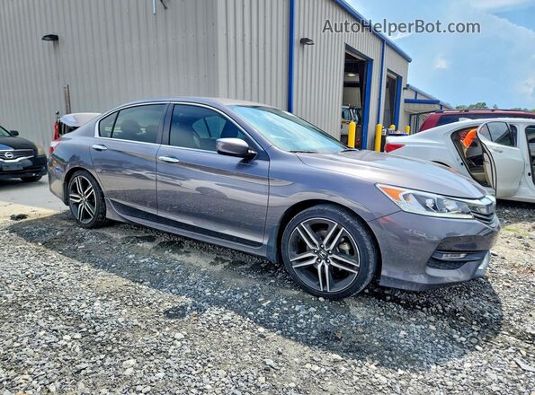 1HGCR2F12HA286231 2017 HONDA ACCORD Gray წინა მარჯვენა