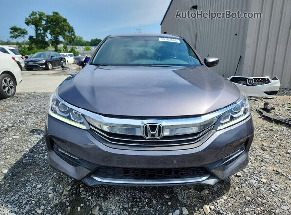 1HGCR2F12HA286231 2017 HONDA ACCORD Gray წინა ხედი