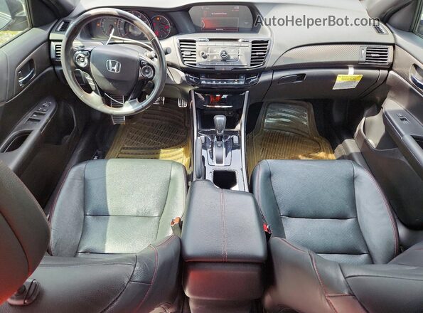 1HGCR2F12HA286231 2017 HONDA ACCORD Gray წინა პანელის ხედი