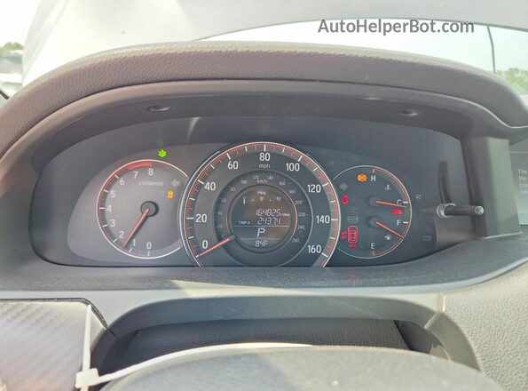 1HGCR2F12HA286231 2017 HONDA ACCORD Gray ხელსაწყოთა პანელის ხედი