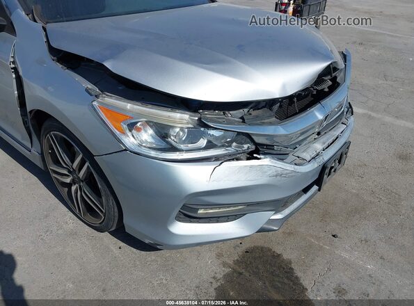 1HGCR2F13HA012827 2017 HONDA ACCORD Silver უკანა სალონის ხედი