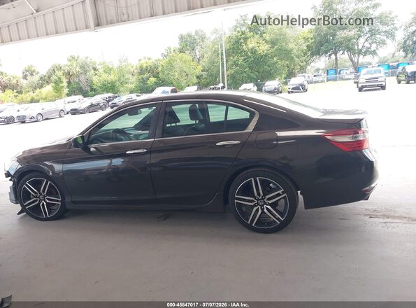1HGCR2F13HA085132 2017 HONDA ACCORD Brown 