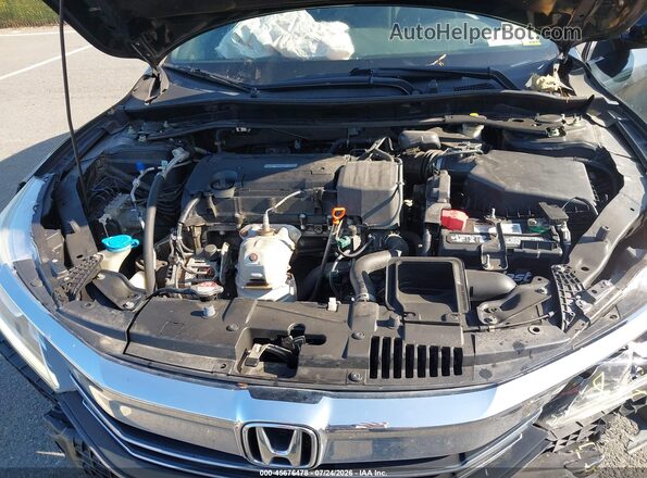 1HGCR2F13HA098222 2017 HONDA ACCORD Black Widok z tyłu