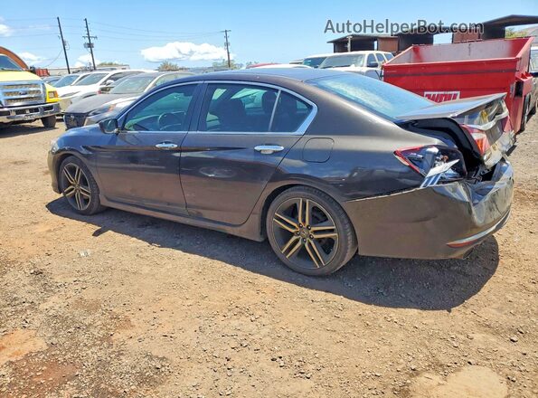 1HGCR2F13HA120865 2017 HONDA ACCORD Brown Rear left