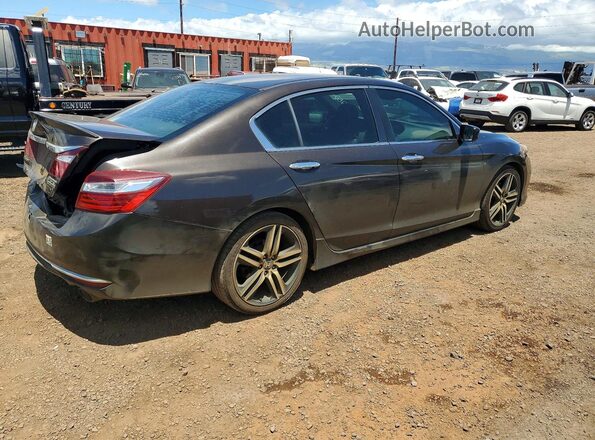 1HGCR2F13HA120865 2017 HONDA ACCORD Brown Rear right
