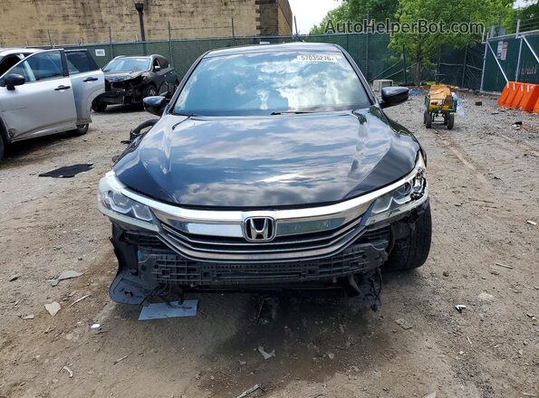 1HGCR2F13HA125774 2017 HONDA ACCORD Black Դիմացի տեսք