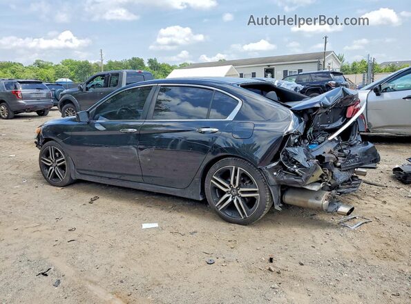 1HGCR2F13HA125774 2017 HONDA ACCORD Black Հետևի ձախ