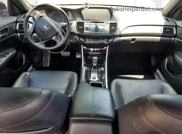 1HGCR2F13HA125774 2017 HONDA ACCORD Black Առջևի վահանակի տեսք