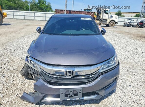 1HGCR2F13HA159987 2017 HONDA ACCORD Gray Դիմացի տեսք