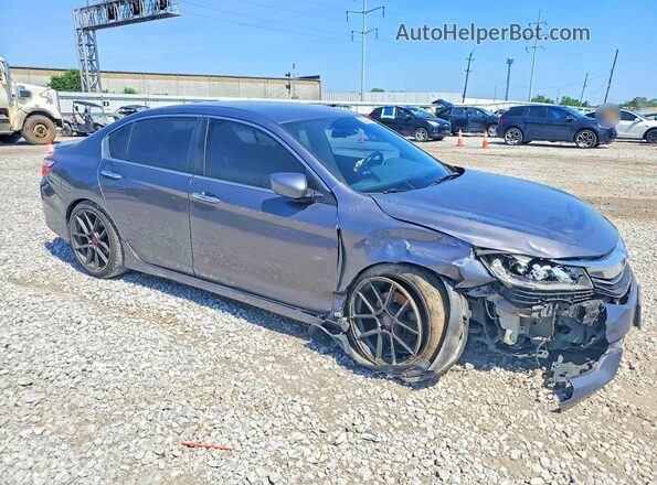 1HGCR2F13HA159987 2017 HONDA ACCORD Gray Առջևի աջ