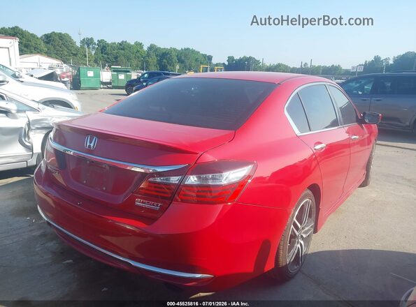 1HGCR2F13HA240018 2017 HONDA ACCORD Red Trasero derecho