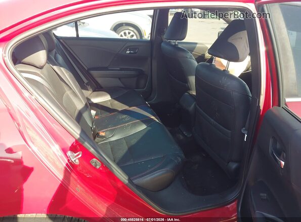 1HGCR2F13HA240018 2017 HONDA ACCORD Red Vista de la etiqueta del VIN