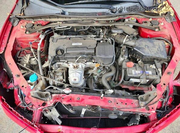 1HGCR2F13HA260804 2017 HONDA ACCORD Red Widok wnętrza z tyłu