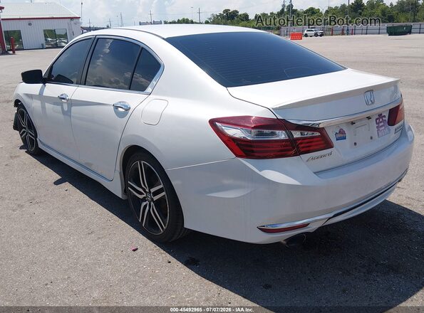 1HGCR2F14HA001268 2017 HONDA ACCORD Белый Задняя левая четверть