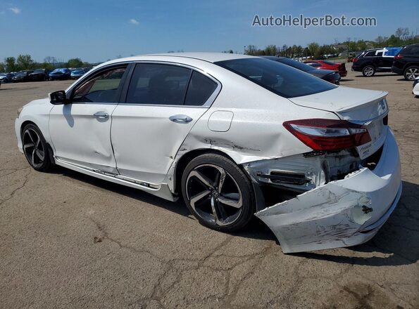 1HGCR2F14HA200255 2017 HONDA ACCORD White Trasero izquierdo
