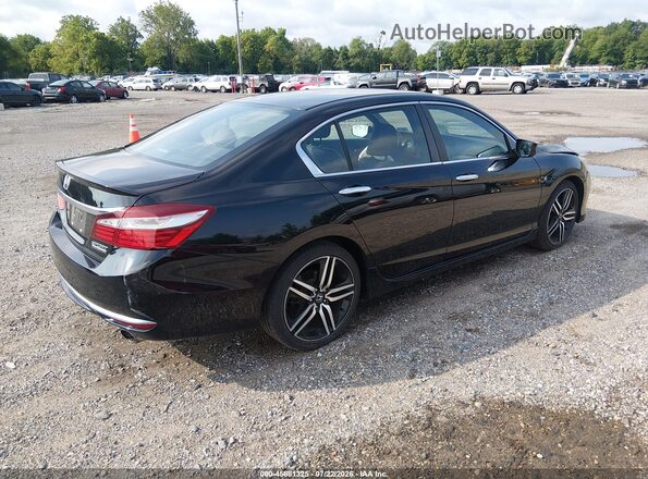 1HGCR2F14HA265087 2017 HONDA ACCORD Black Trasero derecho