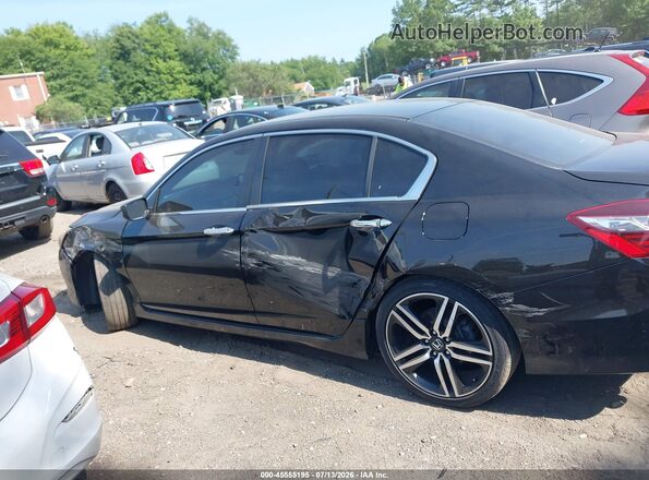 1HGCR2F14HA267647 2017 HONDA ACCORD Black Widok wnętrza 360 stopni