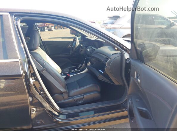 1HGCR2F15HA027488 2017 HONDA ACCORD Black Vista interior delantera