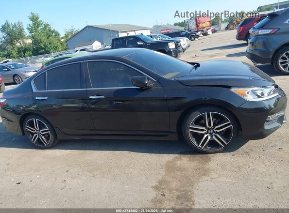 1HGCR2F15HA027488 2017 HONDA ACCORD Black Vista interior trasera