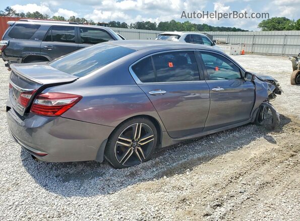 1HGCR2F15HA199651 2017 HONDA ACCORD Gray Հետևի աջ