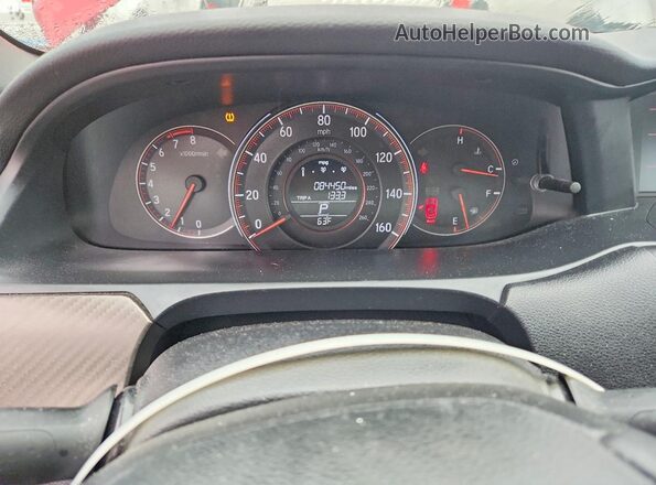 1HGCR2F15HA278236 2017 HONDA ACCORD Red ხელსაწყოთა პანელის ხედი