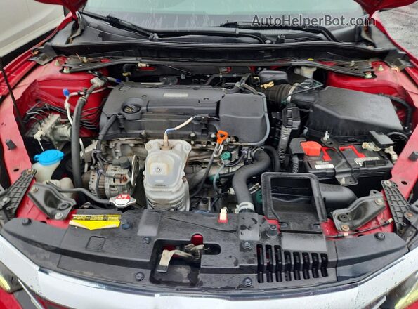 1HGCR2F15HA278236 2017 HONDA ACCORD Red უკანა სალონის ხედი
