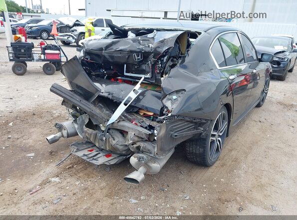 1HGCR2F16HA018069 2017 HONDA ACCORD Black Rear right