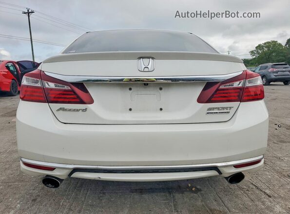 1HGCR2F16HA047264 2017 HONDA ACCORD White Rear view