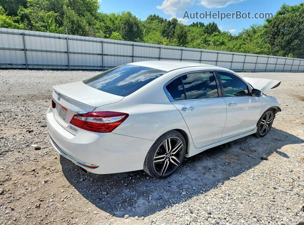 1HGCR2F16HA080717 2017 HONDA ACCORD White Задня права чверть
