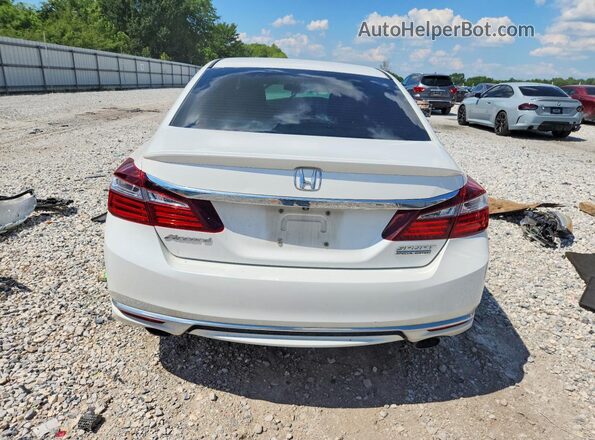 1HGCR2F16HA080717 2017 HONDA ACCORD White Вид ззаду