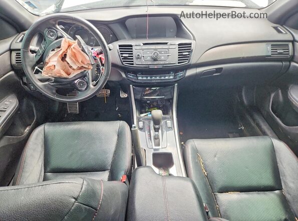 1HGCR2F16HA080717 2017 HONDA ACCORD White Вид панелі приладів