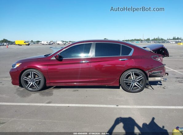 1HGCR2F16HA151494 2017 HONDA ACCORD Burgundy 