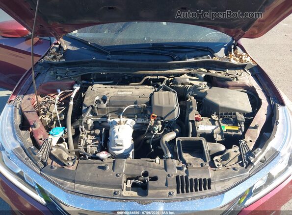 1HGCR2F16HA151494 2017 HONDA ACCORD Burgundy Вид ззаду