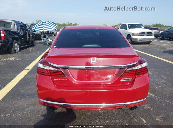 1HGCR2F16HA156291 2017 HONDA ACCORD Red 