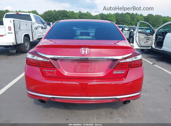 1HGCR2F16HA156324 2017 HONDA ACCORD Темно-бордовый 