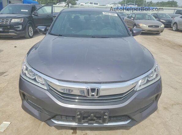 1HGCR2F16HA279590 2017 HONDA ACCORD Gray Вид спереду