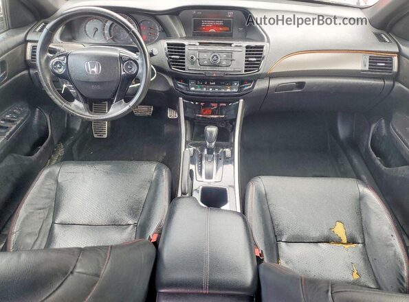 1HGCR2F17HA011275 2017 HONDA ACCORD Red Widok deski rozdzielczej